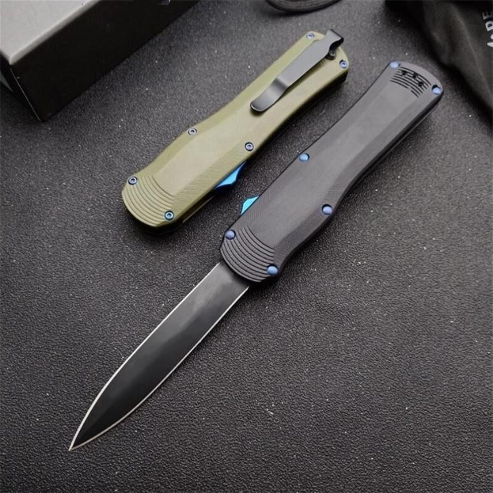 

Special offer Bench-made Butterfly 3400 dictator straight knife G10 Hunting Folding Pocket Knife Survival Knife AUTO matic duble action212r