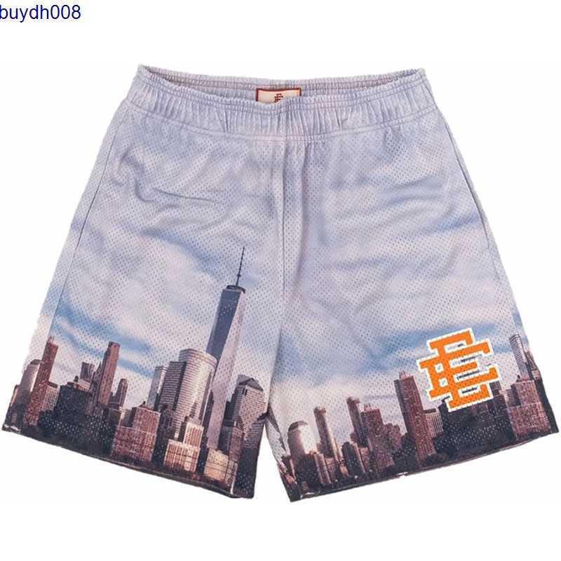 

American West Coast Style Men's Casual Shorts Fashion Brand Eric Emanuel Ee Fitness Muscle Sports Cropped Pants Large International Station Ut19, Gray