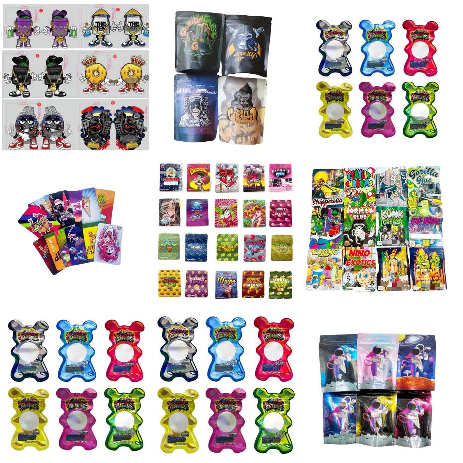 

Packing Bags Space Astronaut 3.5G Stand-Up Packaging Pouch Resealable Zip Lock Food Storage Baggies Safe Material The Ten Sh Drop De Otdto