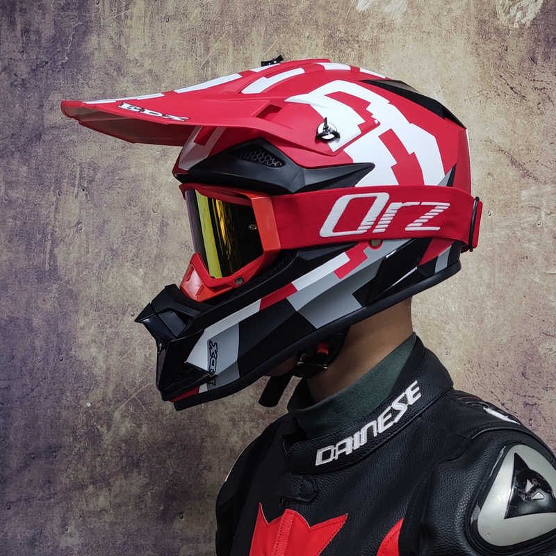 s Motorcycle helmet Downhill DH Am Mountain Bike Full Riding MX Off-Road Helmet Send 3 Pieces Gift 0105-image-834194656
