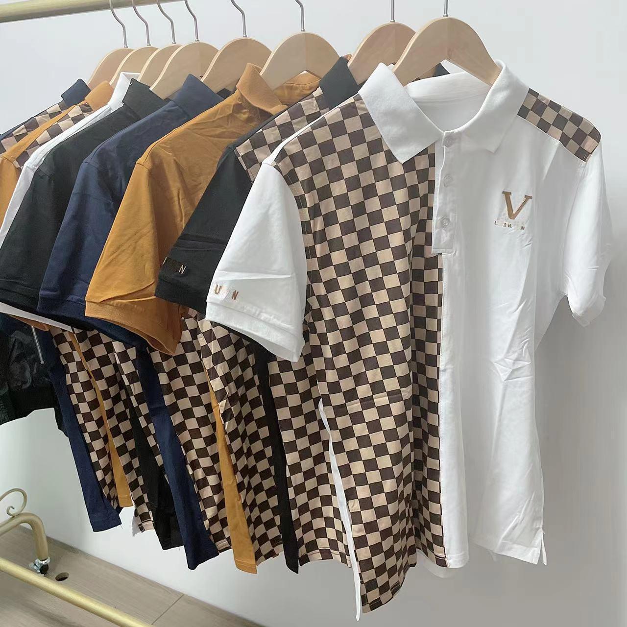 

Fashion Mens Designers polo T Shirt Snake Embroidery Polos Bee Stripe Men High Street Casual Horse Tees Tops Shirts Size M-XXXL