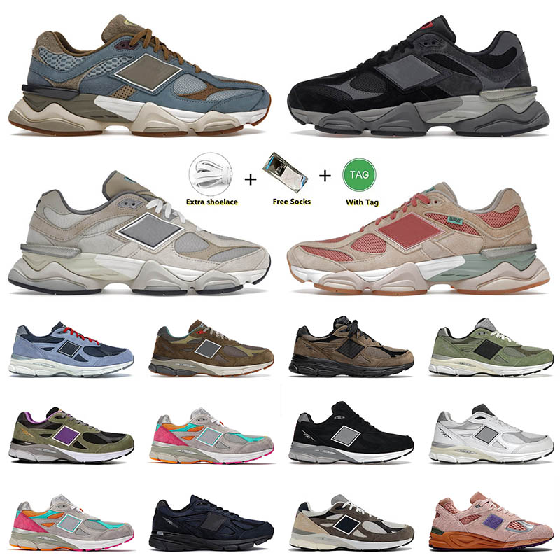 

New Balence 9060 Sports Running Shoes Bodega Age Of Discovery Black Castlerock 999 v3 DTLR Miami Drive 990v3 Mens Women JJJJound Olve Trainers Sneakers, B41 v3 black white
