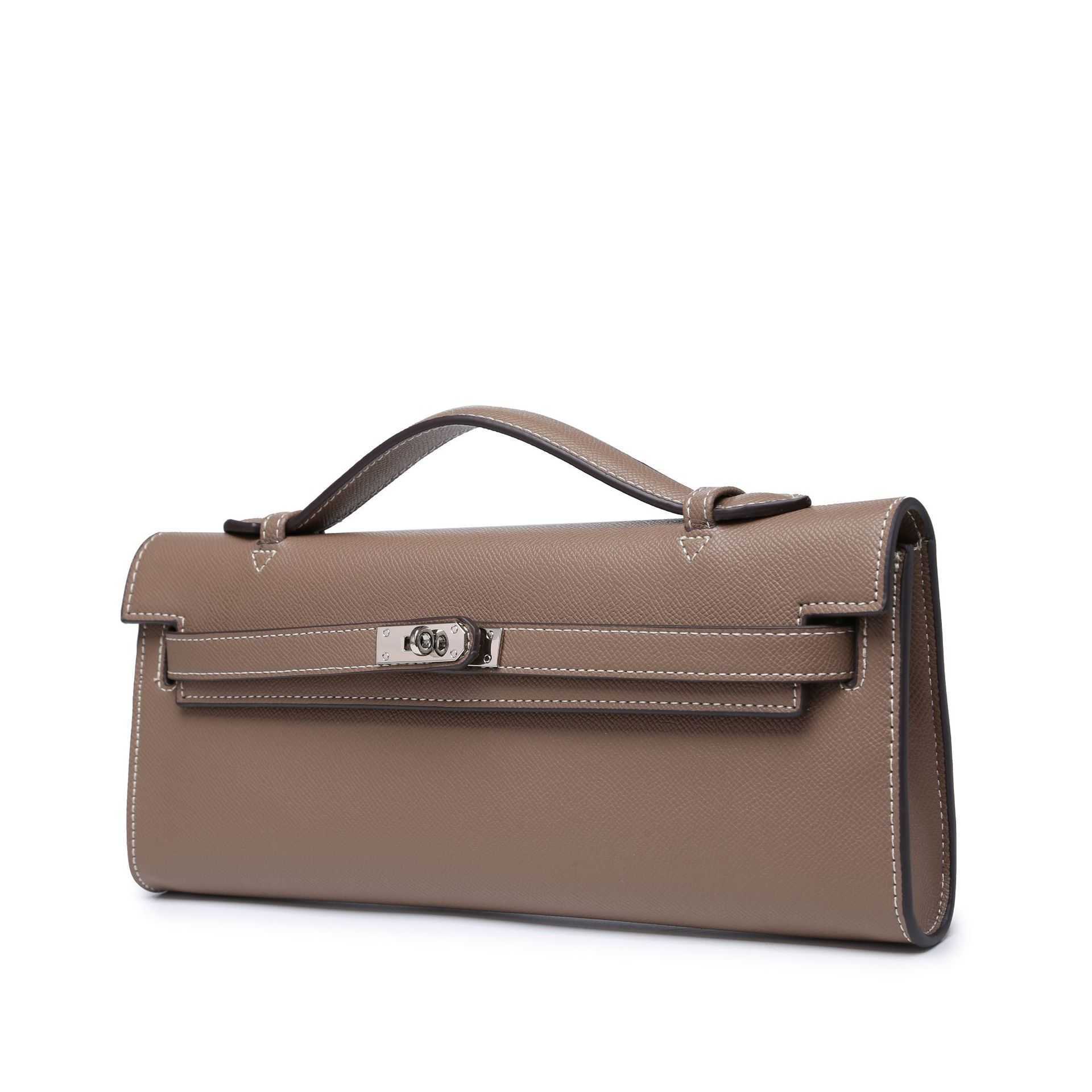 

Designer handbags kele and 2022 New Bag Handbag Fashion M302, Silver button brown