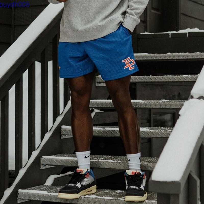

American West Coast Style Men' Casual Shorts Fashion Brand Eric Emanuel Ee New Fitness Muscle Sports Running Quarter Pants Mesh Breathable Fq2l, White6