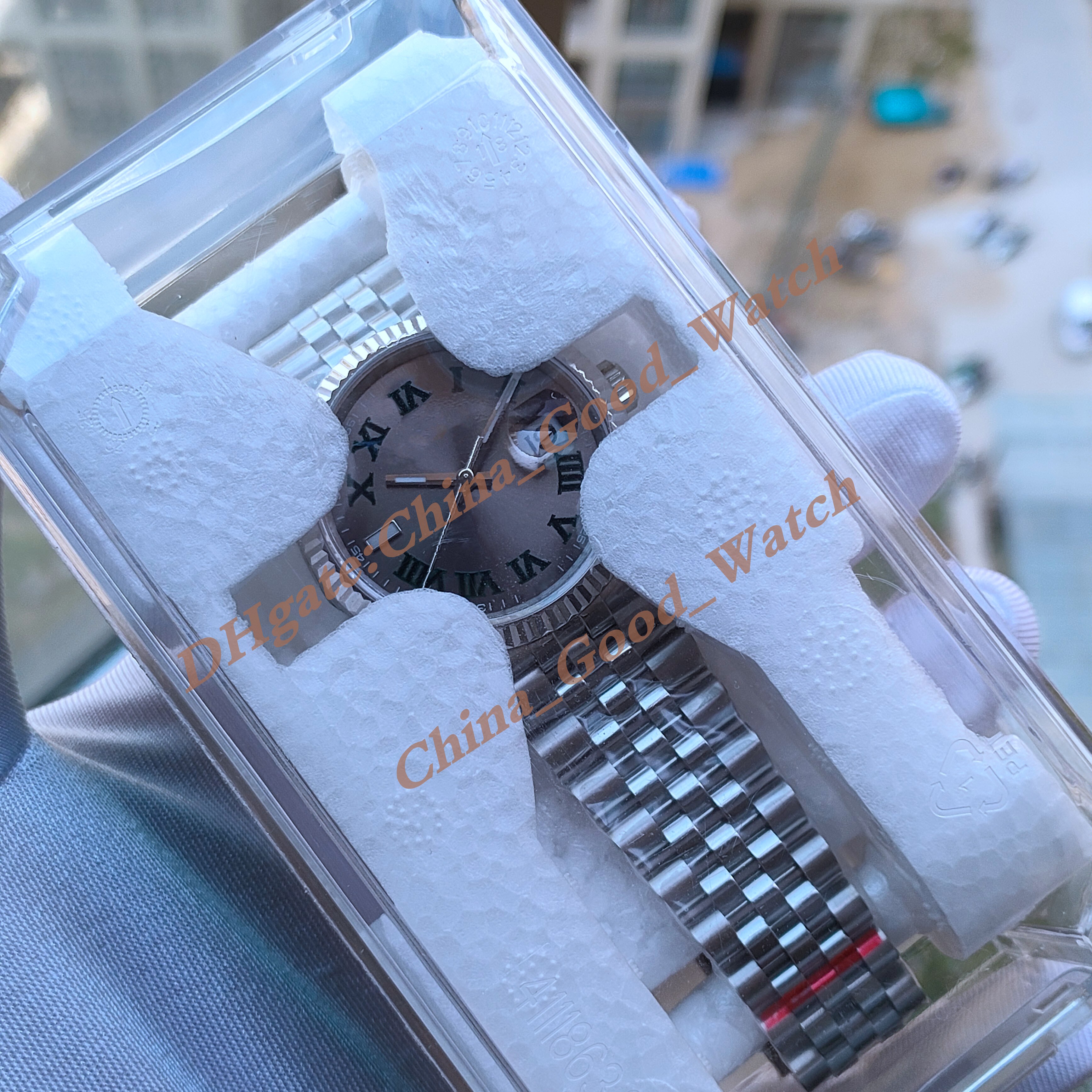 

5 Star 36mm Unisex Super Good Watch Factory BP Version 8 Color Automatic Movement Wimbledon Wristwatch Sapphire Glass Jubilee Strap Diving Luminous Watches, Plastic box