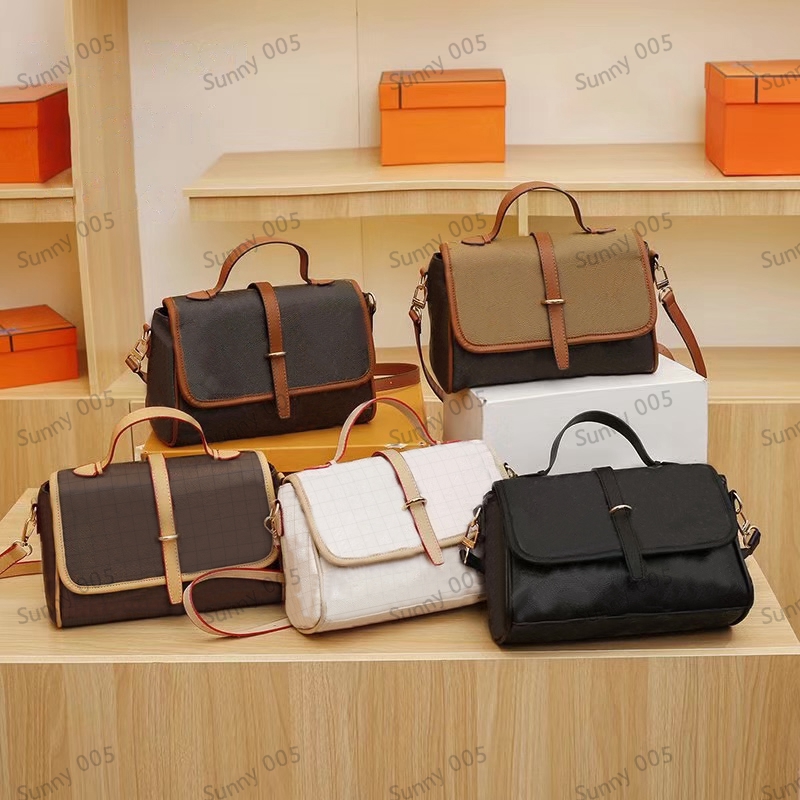 

Designer Tote Bag Luxury Totes Crossbody Bags Fashion Handbag Shoulder Bag Women High Handle Wallet Messenger Purse Handbags Print Grid Design, White grid