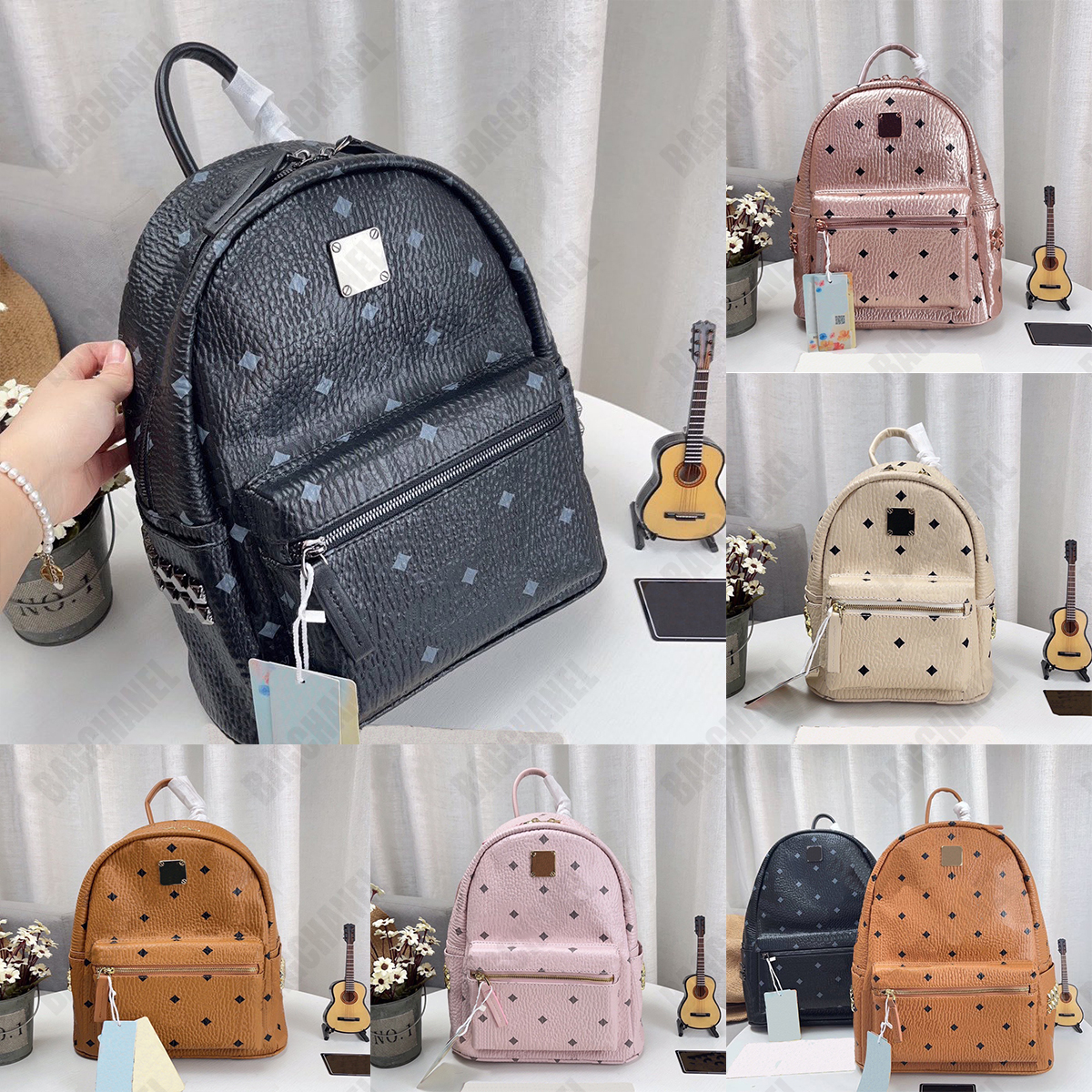 Designer de luxe sacs à dos hommes femmes sacs de voyage 3 tailles 5A Top classique lettre sac à dos noir marron étudiant sac sacs à main
