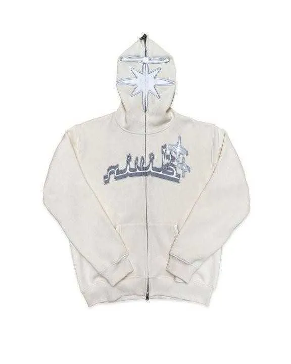 

Hop Mens Sweatshirts Hip Y2K hoodies Full Zip Up Rhinestone Hoodie Men Gothic Streetwear Long Sleeve Oversized Anime Sweatshirt QOUU