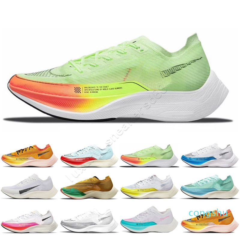 

Running Shoes Runners Sneakers Dark Smoke Grey Tempo Fly Knit Hyper Crimson White Black Watermelon Blue Ribbon New Zoomx Next%, Color 1