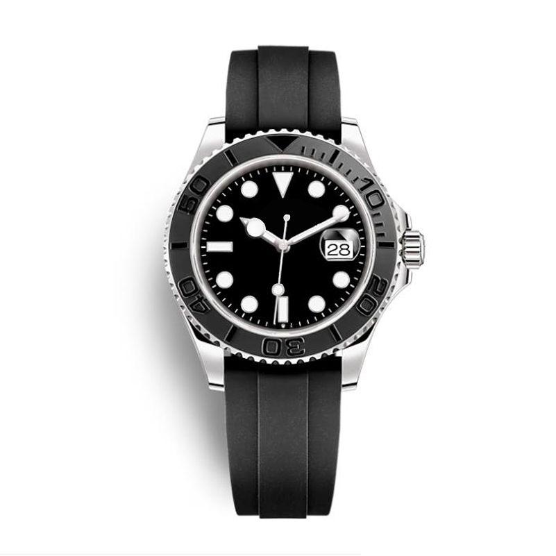 

Wristwatches Wristwatch Luxury Fashion Top 40Mm Senior Rose Gold Mens Watch Rubber Strap 2813 Matic Movement Fastest Ship Classic Wa Dhnih