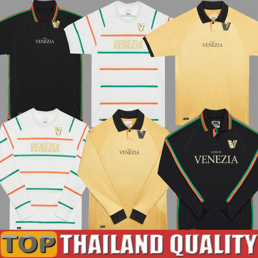 

21 22 23 Venezia Soccer Jerseys golden jersey ARAMU FORTE Venice 2022 2023 BUSIO Football Shirts home away 3rd Adukt Kids Kit Uniforms beautiful jersey, 22 23 home aldult long sleeves