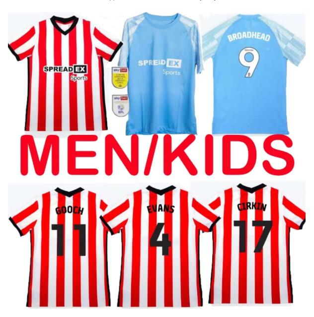 

22 23 SUNDERLAND soccer jerseys home away MEN KIDS kit 2022 Coventry camiseta de futbol DAJAKU EMBLETON BROADHEAD Gooch O'NIEN Stewart PRITCHARD Clarke football shir, Away+patch
