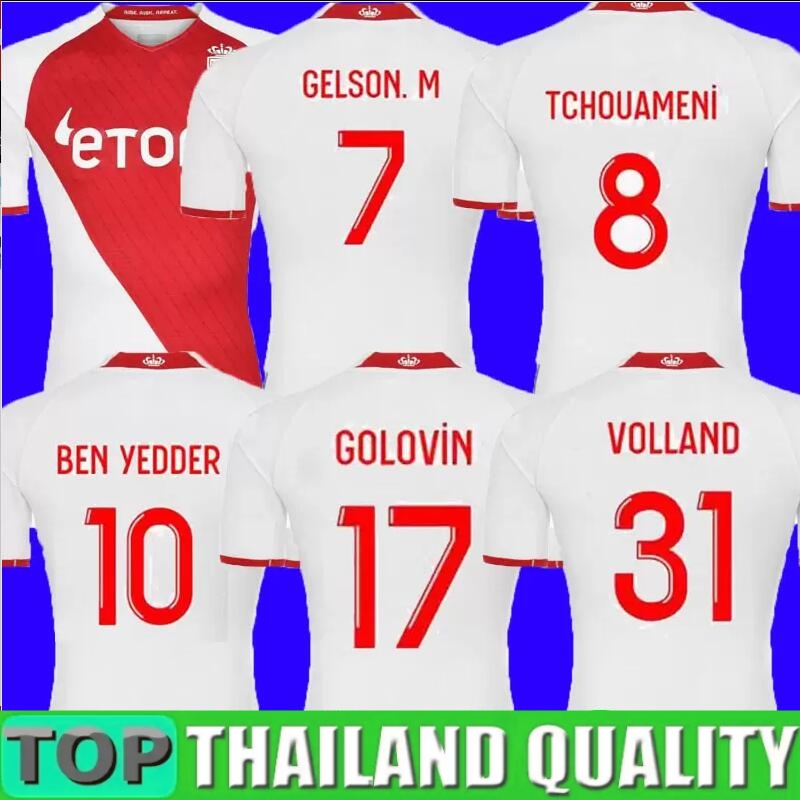 

2022 2023 AS Monaco BEN YEDDER Soccer Jerseys BOADU GOLOVIN 22 23 maillot de foot VOLLAND EMBOLO Flocage JORGE Men Kids DISASI FOFANA Football Shirt DIATTA wear S-2XL, 22 23 home aldult ucl