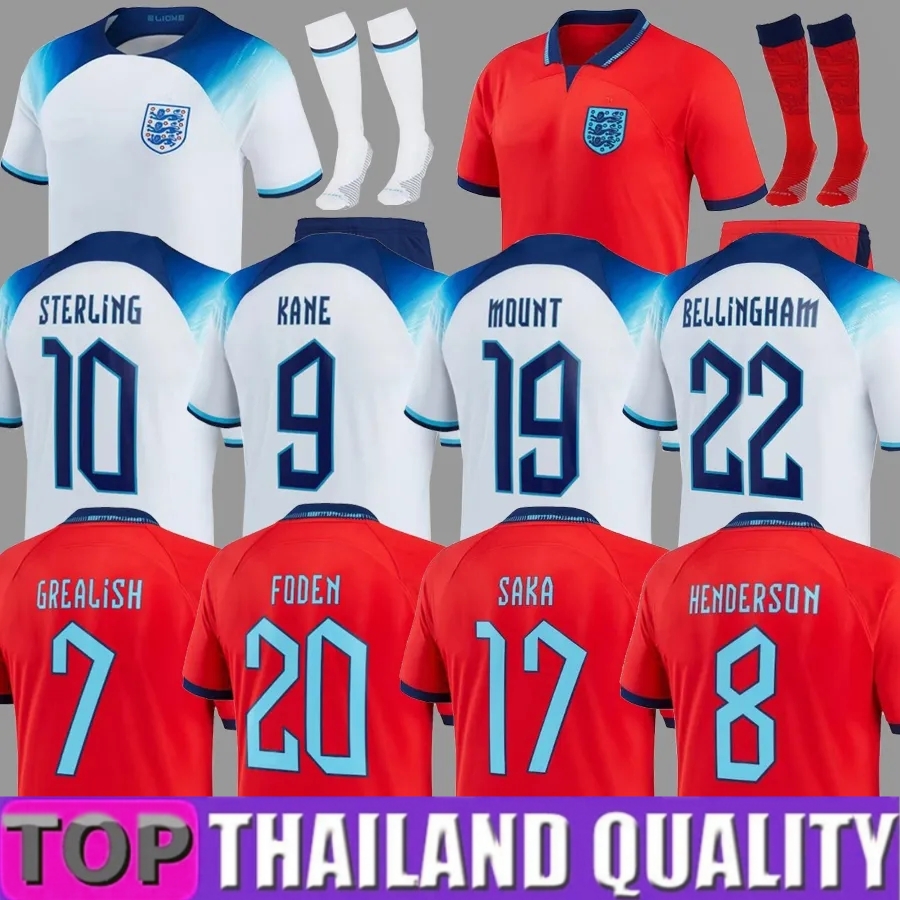 

2022 MEAD Angleterre soccer jersey KANE STERLING RASHFORD SANCHO GREALISH MOUNT FODEN england football t shirt BELLINGHAM RASHFORD PHILLIPS DIER men kids uniform, 2022 away aldult