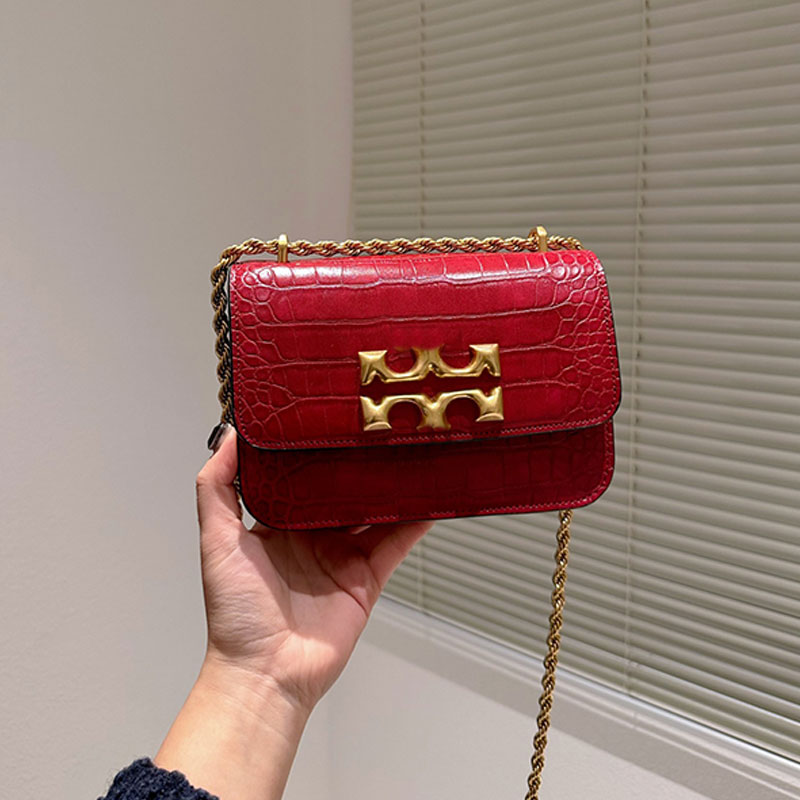 

Chain Crossbody Bag Crocodile Pattern Fashion Shoulder Bags Square Flap Women Handbags Metal Hardware Letter Hasp Clutch Purse Cell Phone Pocket Zipper Wallets, Blue (7.5cm)