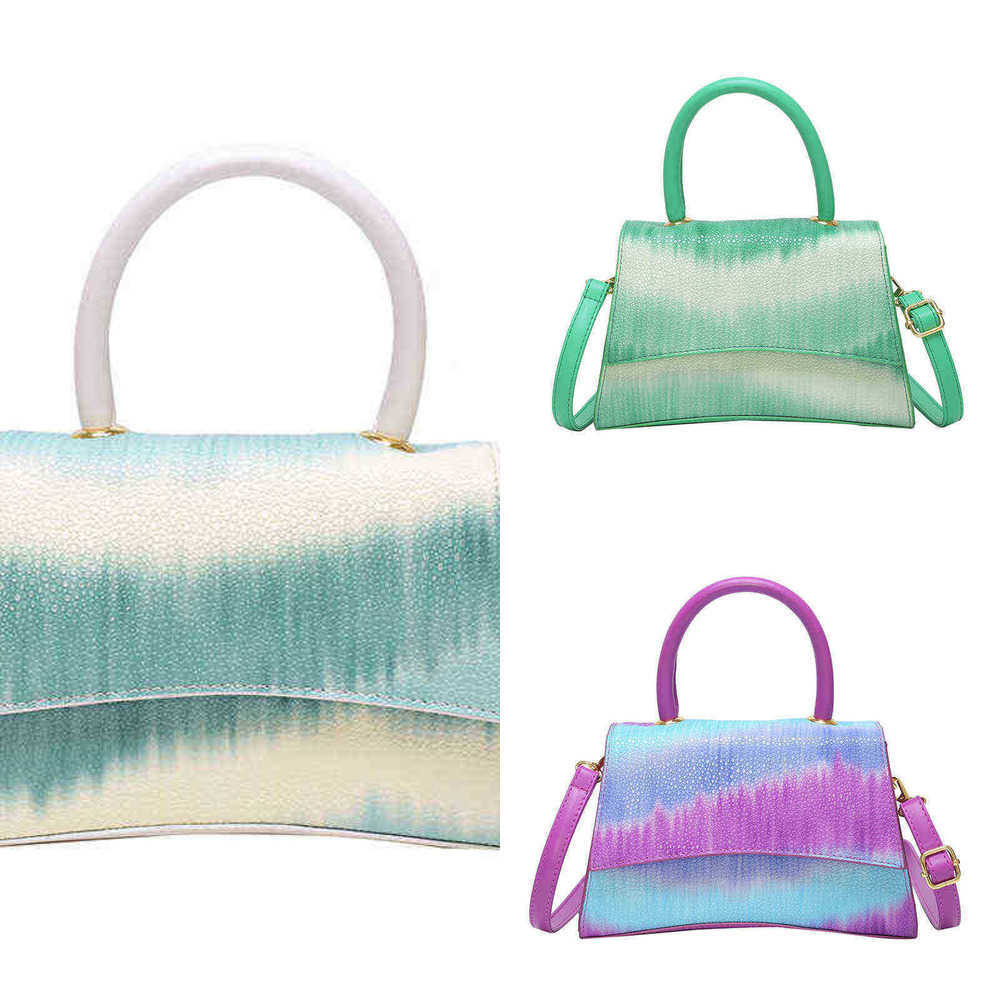 

HBP Fashionable Personalized Dinner Bag Women's Bag Texture Trend One Shoulder Simple Tie Dyeing Summer Fashion Diagonal Bags 220726, Blue9