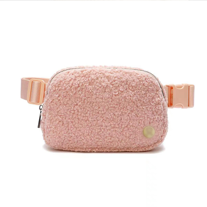 Designer Fanny Packs Fleece Belt Sacs de la ceinture de taille Bum Sacs Yoga Sport Croix de bandoulière Boulai de cartes Femme Sac de ceinture de
