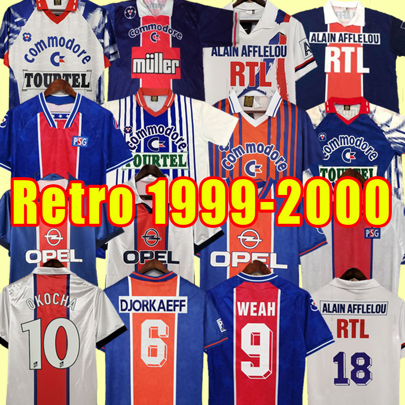 

OKOCHA Retro SOCCER JERSEYS LEROY ADAILTON Beckham classic RAI ANELKA Ibrahimovic camisas de futebol RONALDINHO SIMONE psgs 90 91 92 93 94 95 96 97 98 99 00 1999 1998