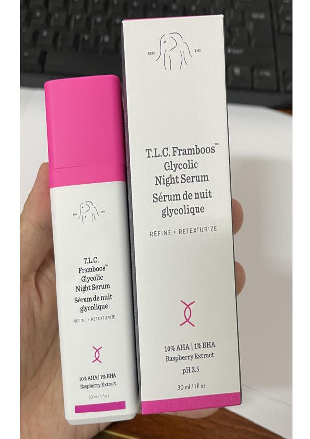 

Brand Framboos Glycolic Night Serum 30ML Cosmetics skin care6680326, Transparent