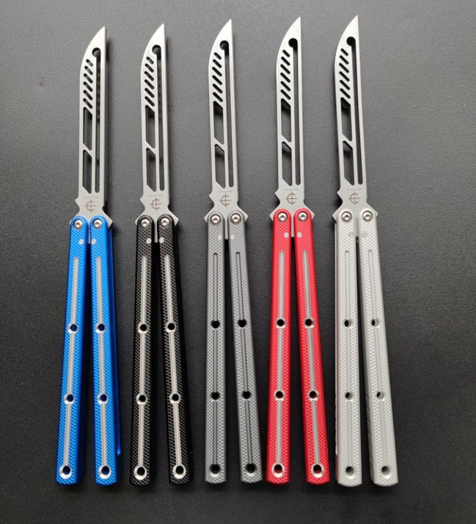 

Baliplus Butterfly Trainer Knife Kraken Sea Monster 4th Generation Channel Aluminum Handle Bushings Swinging EDC Tool Jilt Kn5372173