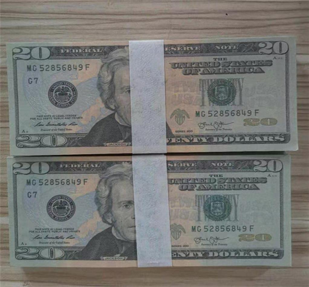 

Toy Collection Counterfeit Dollar Fake Ugrtn Prop Party Movie Banknote 20 Gun L012912 Money Atmosphere Stage Play Bar Ba3265809