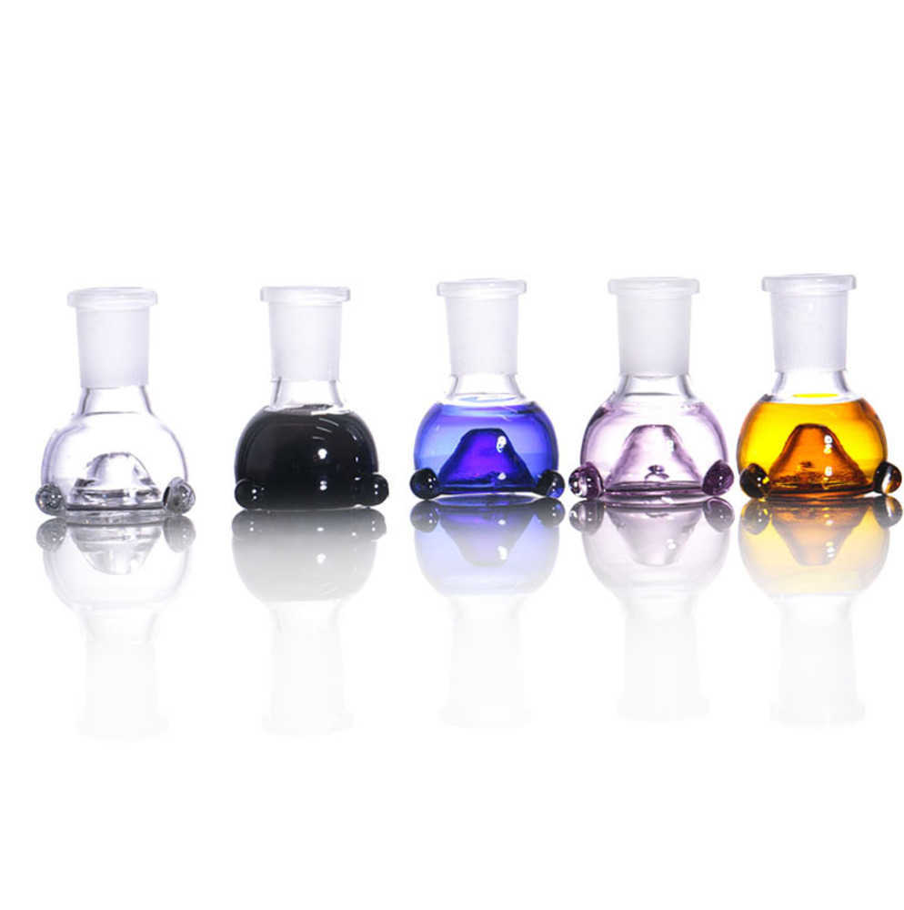 

Hookahs Factory wholesale 10mm glass bowl female joint 6 color bongs bowls smoking tobacco flower cone
