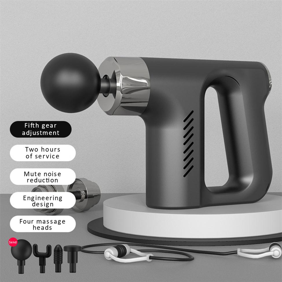 

Mini Electric Fascia Massage Gun Muscle Massager Vibration Relaxing Equipment Relief Pain Bodybuilding Beauty Health Portable Tools2367