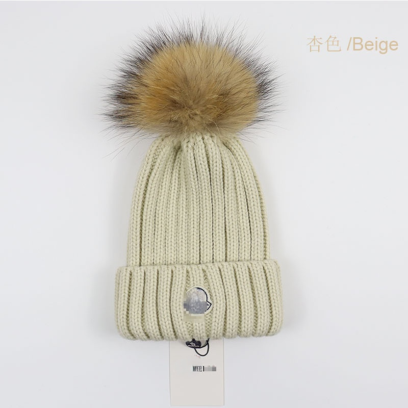 

Winter Warm Skull Caps Hats Wool Ball Caps Knitted Beanies Designer Hats, Red