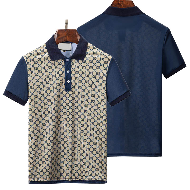 

Spring Luxury Italy Men T-Shirt Designer Polo Shirts High Street Embroidery small horse Printing Clothing Mens Brand Polo Shirt M-3XL, 11