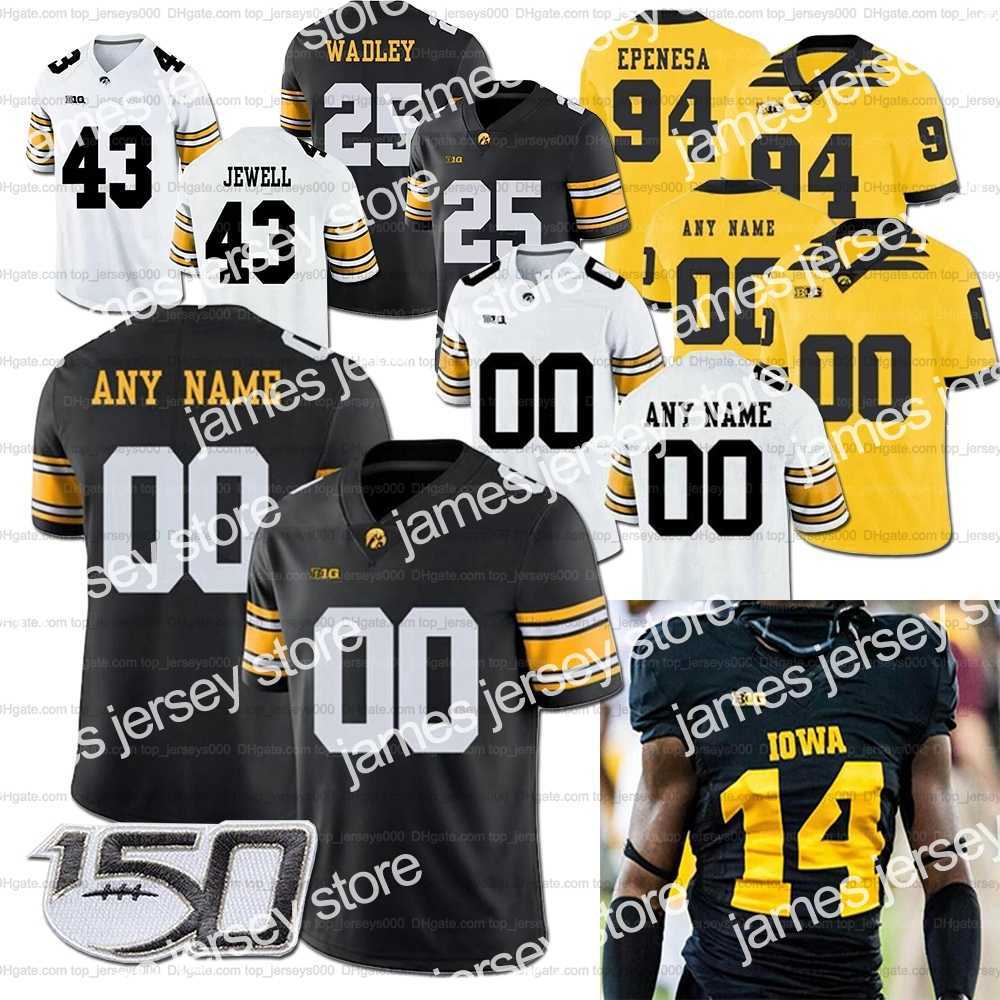 

Football Jerseys Custom Men Women Youth Iowa Hawkeyes Football Jersey Brandon Smith Josey Jewell George Kittle Josh Jackson Desmond King Nick Niemann AJ, As shown