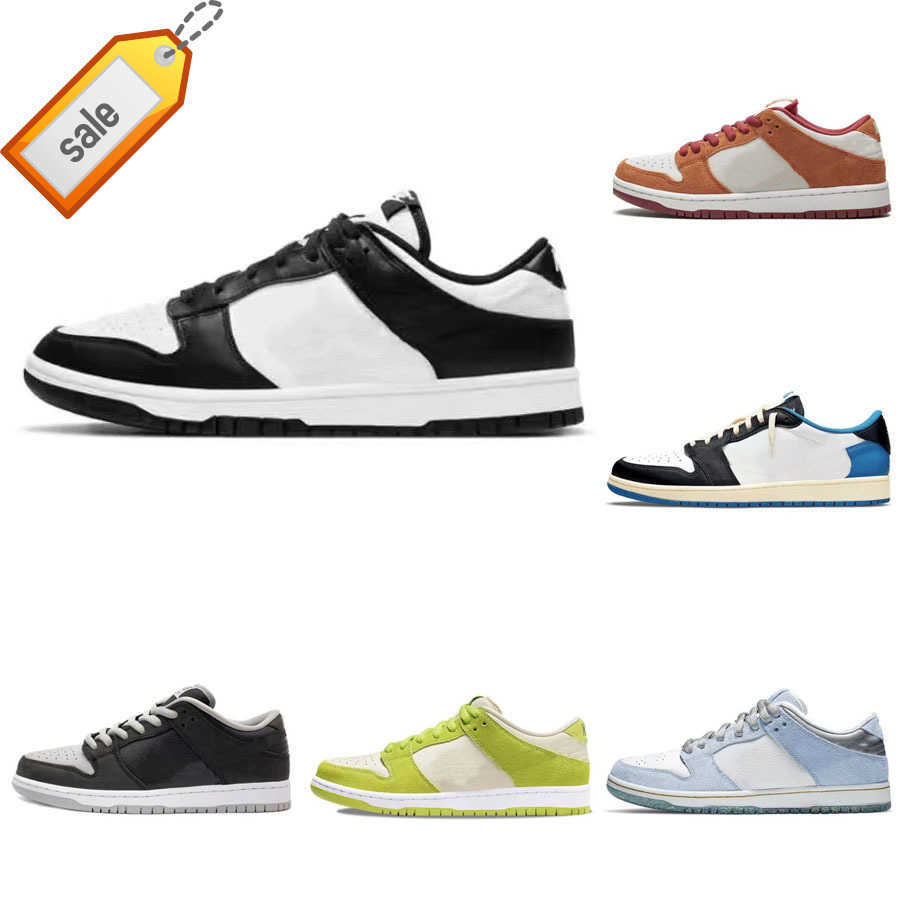 

2023 men women shoes flat sneakers White Black Panda Grey Fog UNC Varsity Green Glow Laser Orange Syracuse Kentucky Coast Candy GAI mens