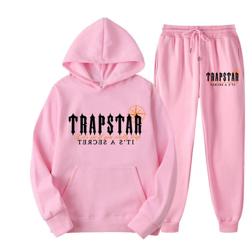 

Mens Designers Tracksuits Sportswear Casual Sweatershirts Sweatpants Streetwear Pullover Trapstar Fleece Sports Suit M6ib, Black style 1 (as pic)
