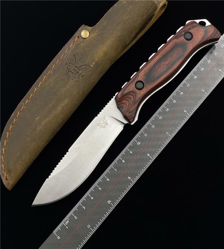 

Benchmade BM15002 15017 Hunt Saddle Mountain Skinner Fixed Blade Knife 42quot Leather SheathHunting Camping Kitchen Fruit C81 6518569