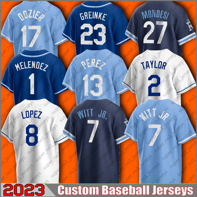 

Kansas City 7 Bobby Witt Jr Baseball Jersey Nicky Lopez Salvador Perez MJ Melendez Vinnie Pasquantino Jerseys Zack Greinke Hunter Dozier Kyle Isbel Michael Taylor xc, Man custom jersey (hj)