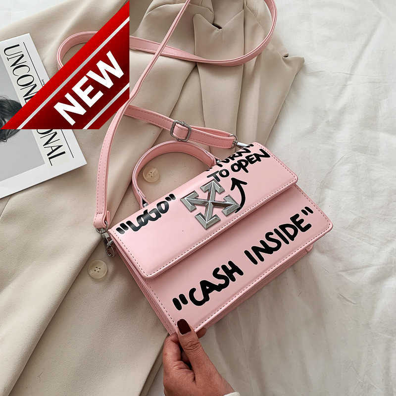 

Crossbody Bags %90 Off Wholesale and Retail 2023 Online Red New Fashion Small Square Graffiti Popular Dign Shoulder Versatile TextureC6RX, White8