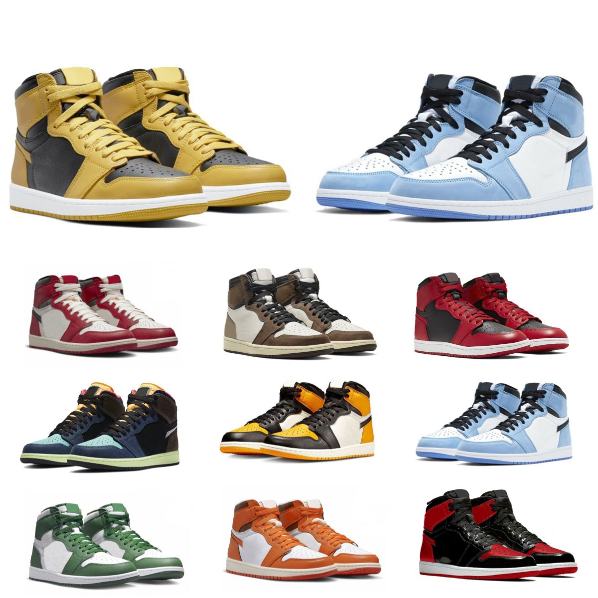 

Basketball shoes mens 1s green starfish pollen bred patent dark mocha grey fog denim silver newstalgia shadow chicago men women trainers, 20