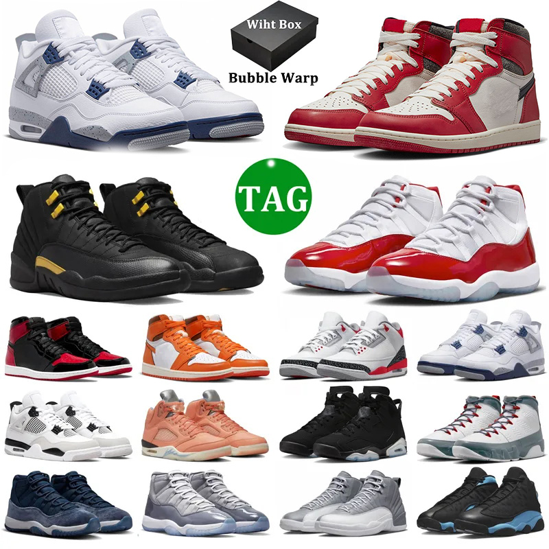 

2023 J3S OG Athletic Shoes with box basketball shoes Athletic Shoes men women 4 11 12 military Navy black cats cherry oreo cool grey racer blue 1s 3s 4s, Customize