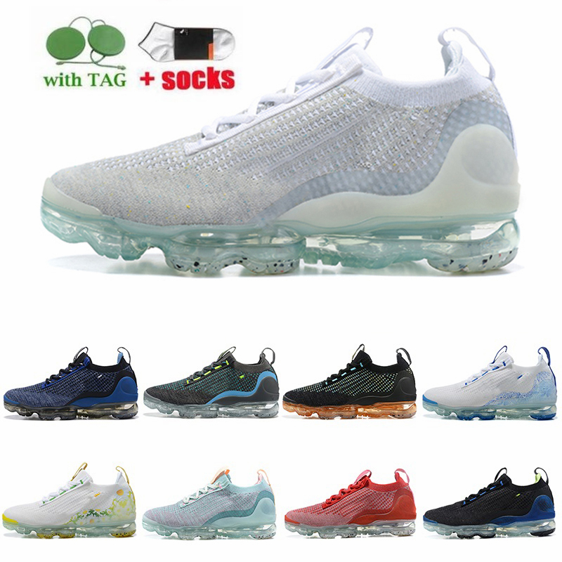 

VM2021 Running Shoes For Men Women Big Bubble Cushion White Black Metallic Silver Anthracite Dark Atomic Teal Photo Blue Trainers Arctic Pink Pure Platinum Sneaker, 37