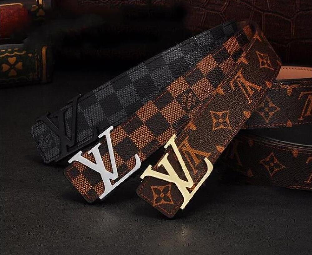 

P4 Men's designer louis vuitton lv belt womens mens casual letter embossing V gold and silver buckle belt length gucci ysl size 90-125cm 15 Style ysl gucci 20223, High quality