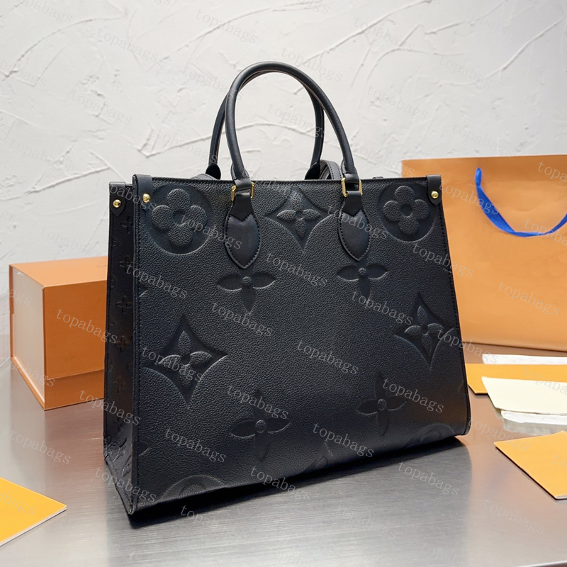 

New Designer Tote Bag Women's High Capacity Onthegos Shopping Totes Bags Luxury Handbags Fashion Shoulder Bags, 4 bags (25cm)