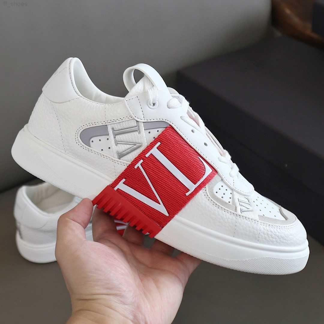 

2023 Men's and women shoes top quality luxury designer brand original ribbon lychee pattern cowhide with box dust bag, As picture 8