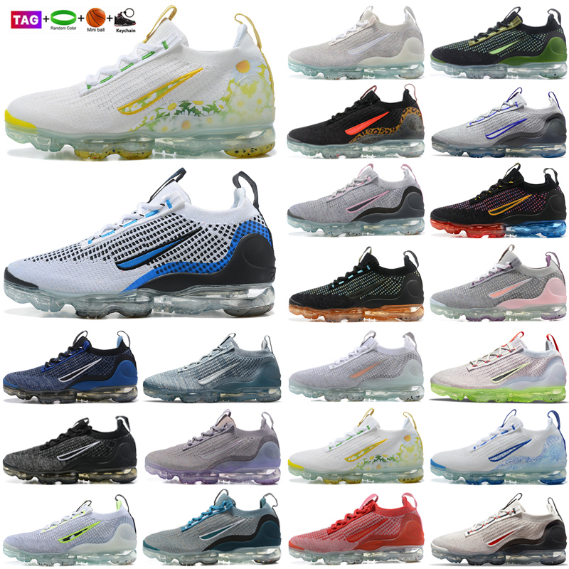

FK 2.0 Running Shoes Fly Sneakers Cushion CNY Triple Volt Black metallic gold multi-color light moon mango Platinum White Knit Men Women Sports Trainers 36-48, Color 26