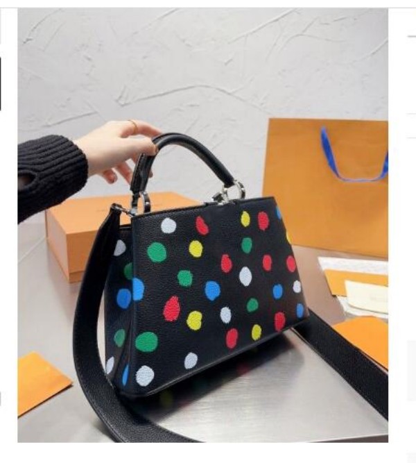 

Women bags Totes Litchi grain Taurillon handbag Fashion Shopping Satchels shoulder cross body outdoor messenger bags Capucines Luxury designer purses, Bubble bag
