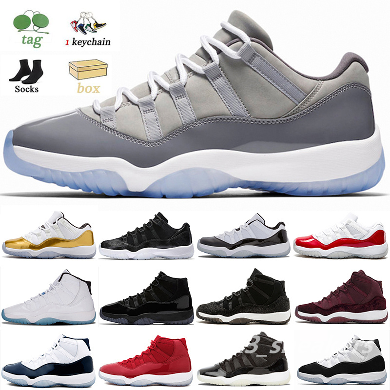 

With Box Cherry 4 5 11 basketball shoes for mens womens jumpman 4s 5s 11s Military Black Cats Canvas Cool Grey A Ma Maniere sail Off Noir 36-47 x3, Color 3