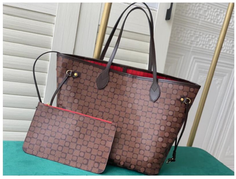 

2023 Internet celebrity bags Classic designer luxury canvas shopping bag handbag wallet card bag M40995 668, 123