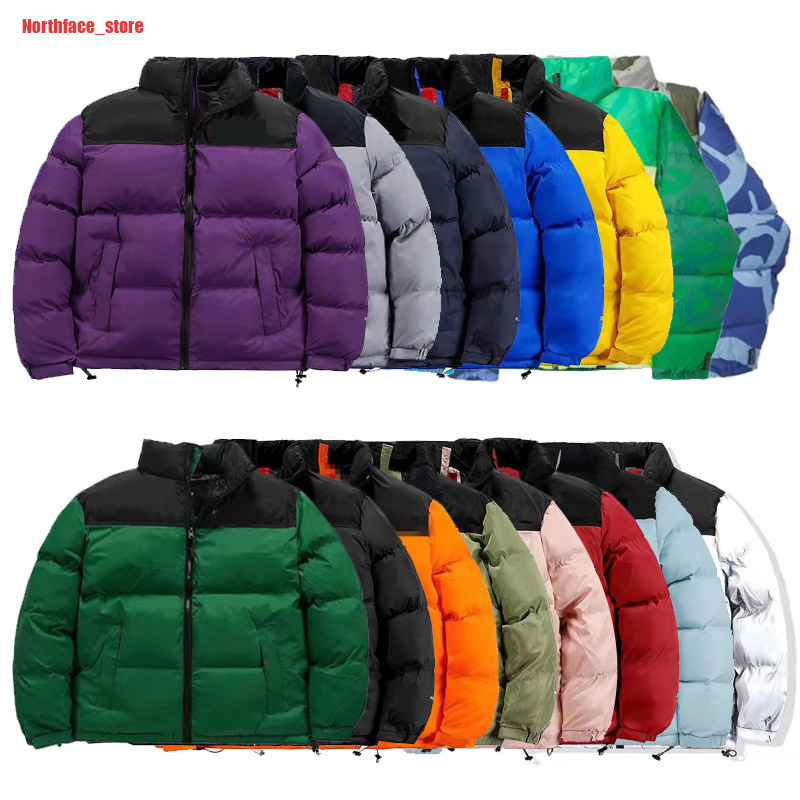 Men's and Women's Designer The Face Jacket Coats Maya Winter Warm Windproof Down Jacket Shiny Matte Material Couple models Newstyle North