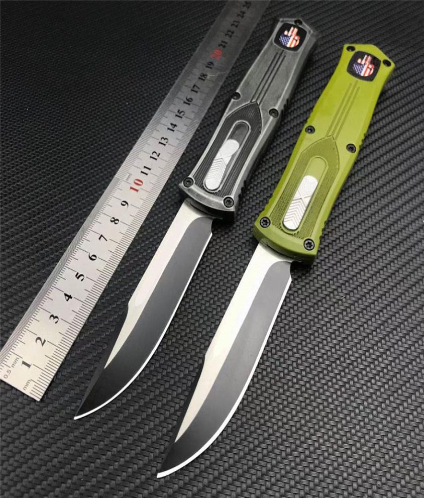 

US Style Automatic Knife UT85 Self Defense Tactical D2 Blade Aluminum Handle EDC Outdoor Camping Fighting Auto Knives UT88 UT121 C2866941