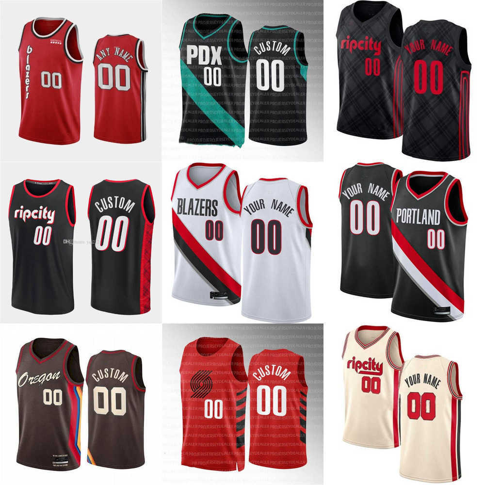 

Mens Womens Youth Portland''Trail Blazers''Custom 6 Keon Johnson 10 Nassir Little 2 Trendon''Watford 24 Drew Eubanks 00 Gary Payton II Basketball Jersey, Colour