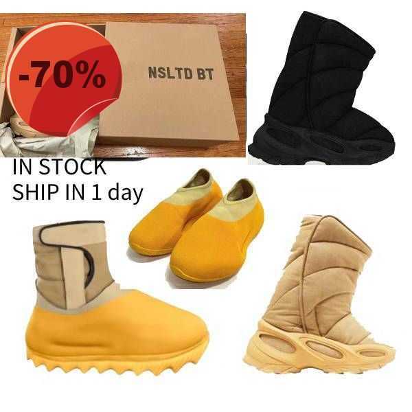 

NSLTD runner boots OP16 sulfur sock runner running Shoes kany winter boots cotton thick boot men women sports trainers with box