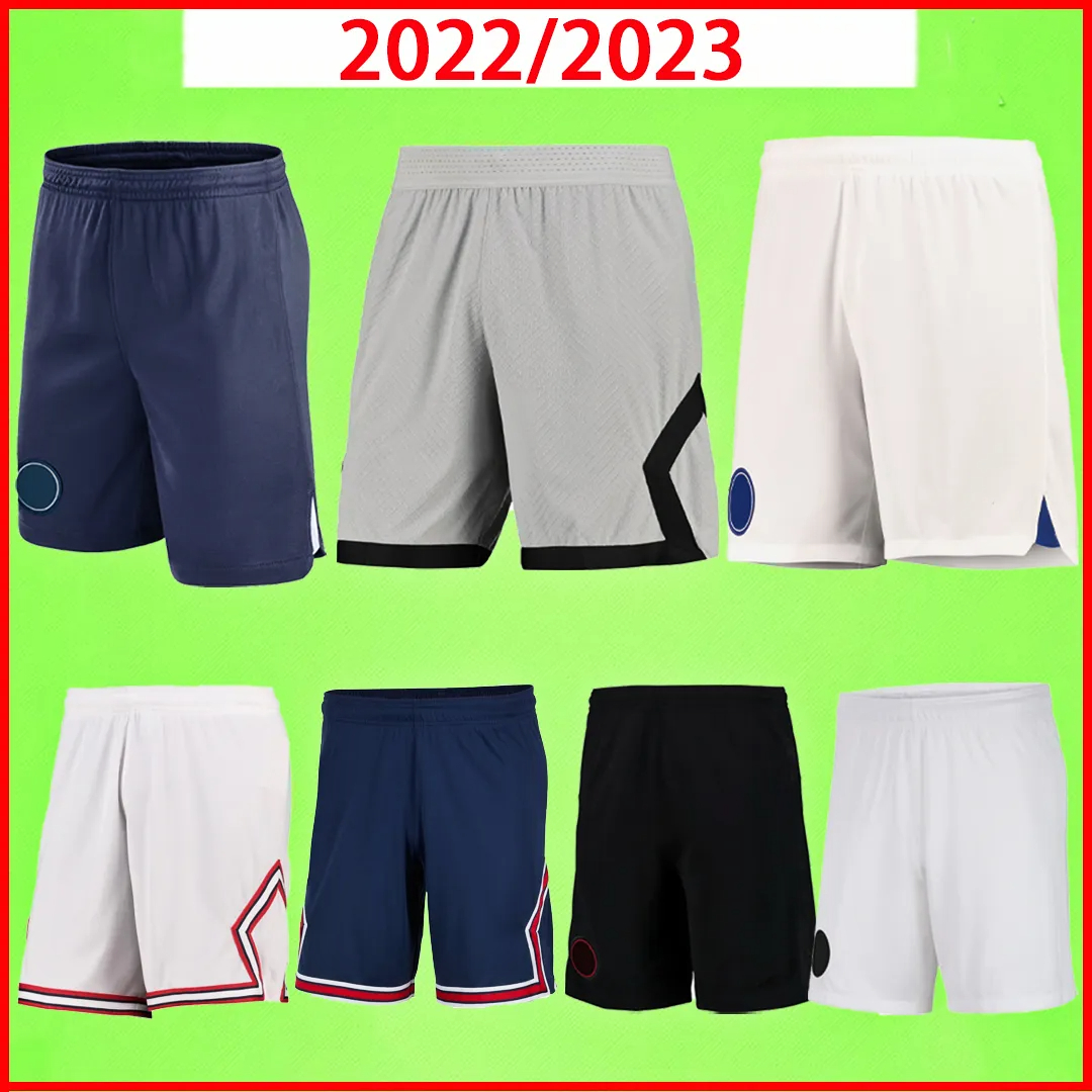 

2022 2023 paris MBAPPE soccer shorts 22 23 psgs home blue away gray third white MEN football pants fourth black men maillot HAKIMI SERGIO RAMOS MARQUINHOS short de foot, 2022/2023 third
